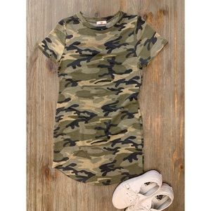 Camo T-Shirt Dress
